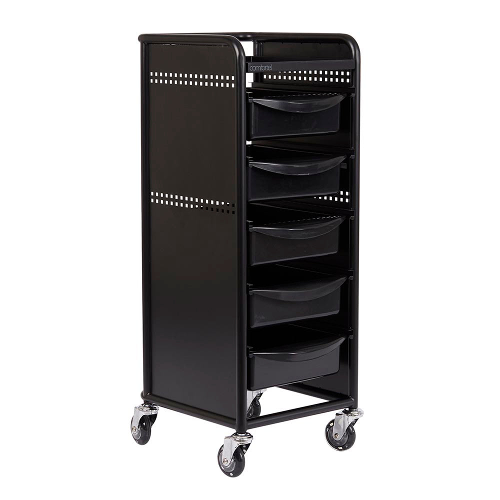Workshop Deluxe 5 - Black trolley - 5 spacious drawers